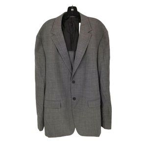 NWT Theory Men's Gray  Single Breasted Blazer Size 46